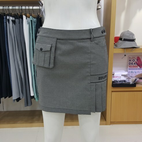 女款 M303【韓版春裝上市】7折/正韓Benjefe Golf同步/英倫風格口袋格紋H字彈性裙褲/高爾夫球女裝