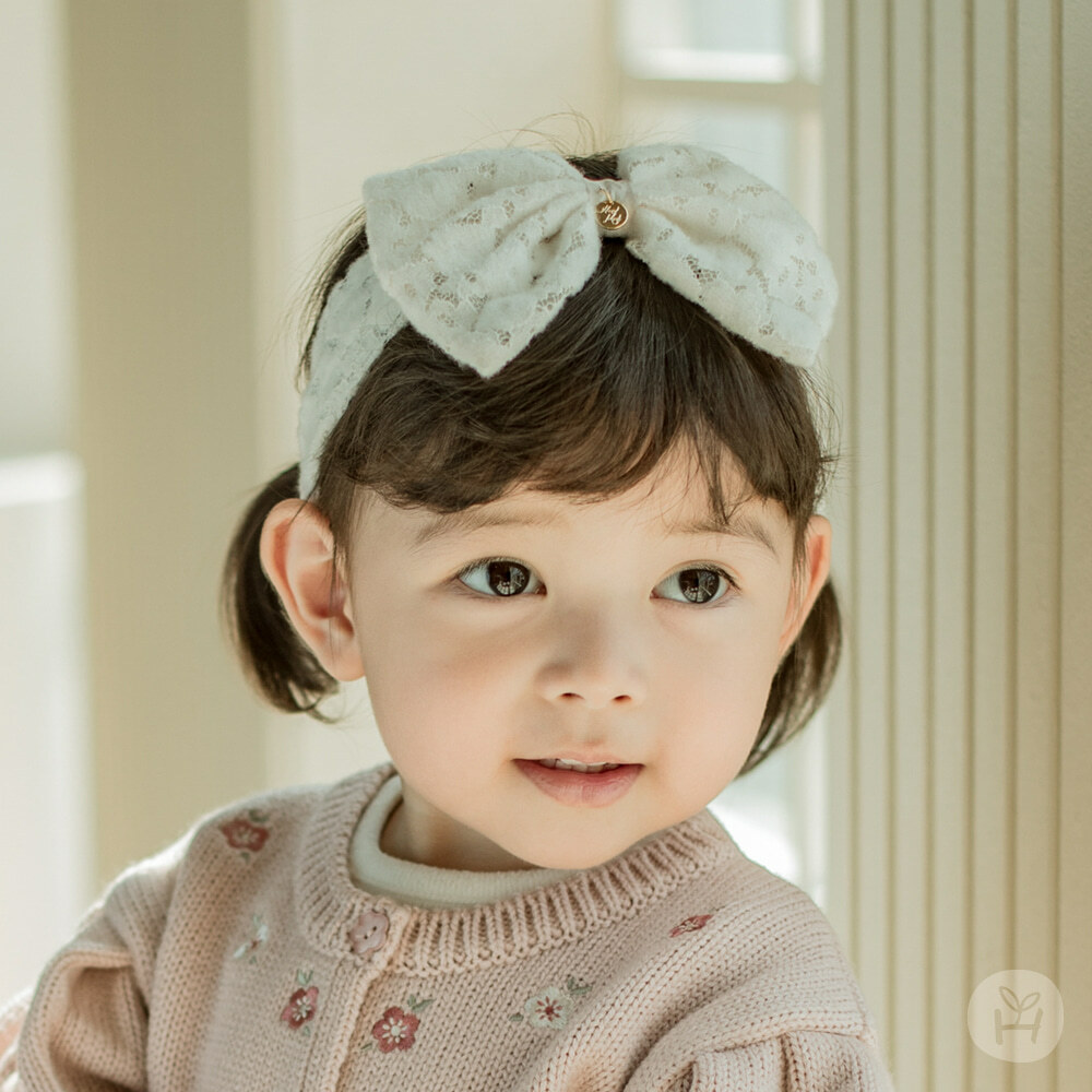 Happy Prince♡Daan蕾絲蝴蝶結髮帶