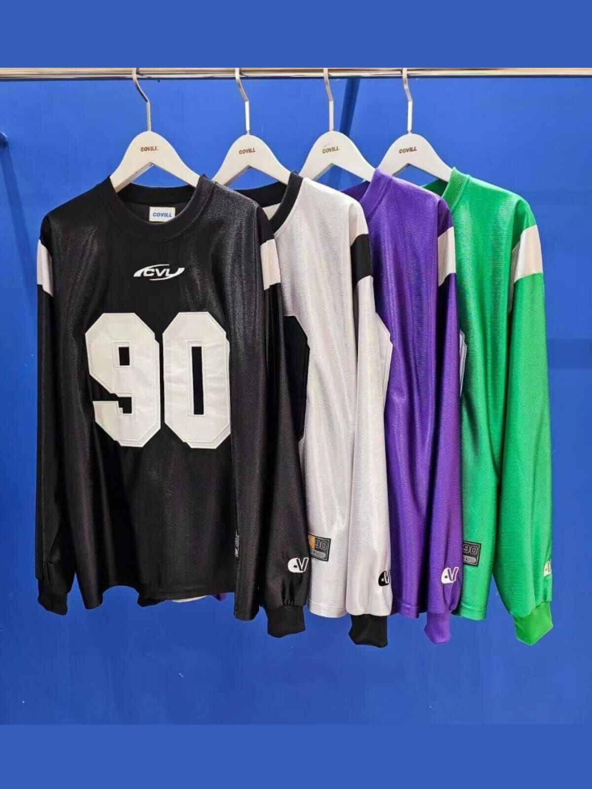 OverSize數字圖案長袖衫 COVILL-049T