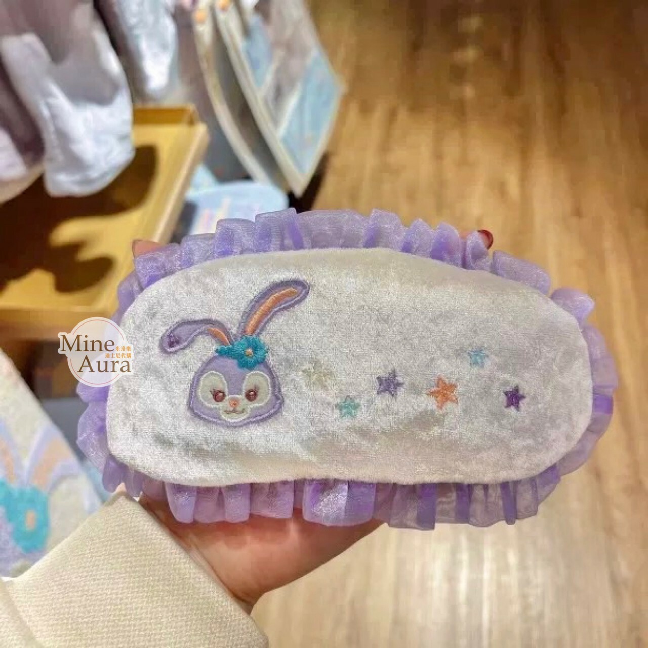 (限時特價) 暖暖家居 史黛拉露 星黛露 StellaLou 毛絨 眼罩 (附收納袋) -上海迪士尼樂園