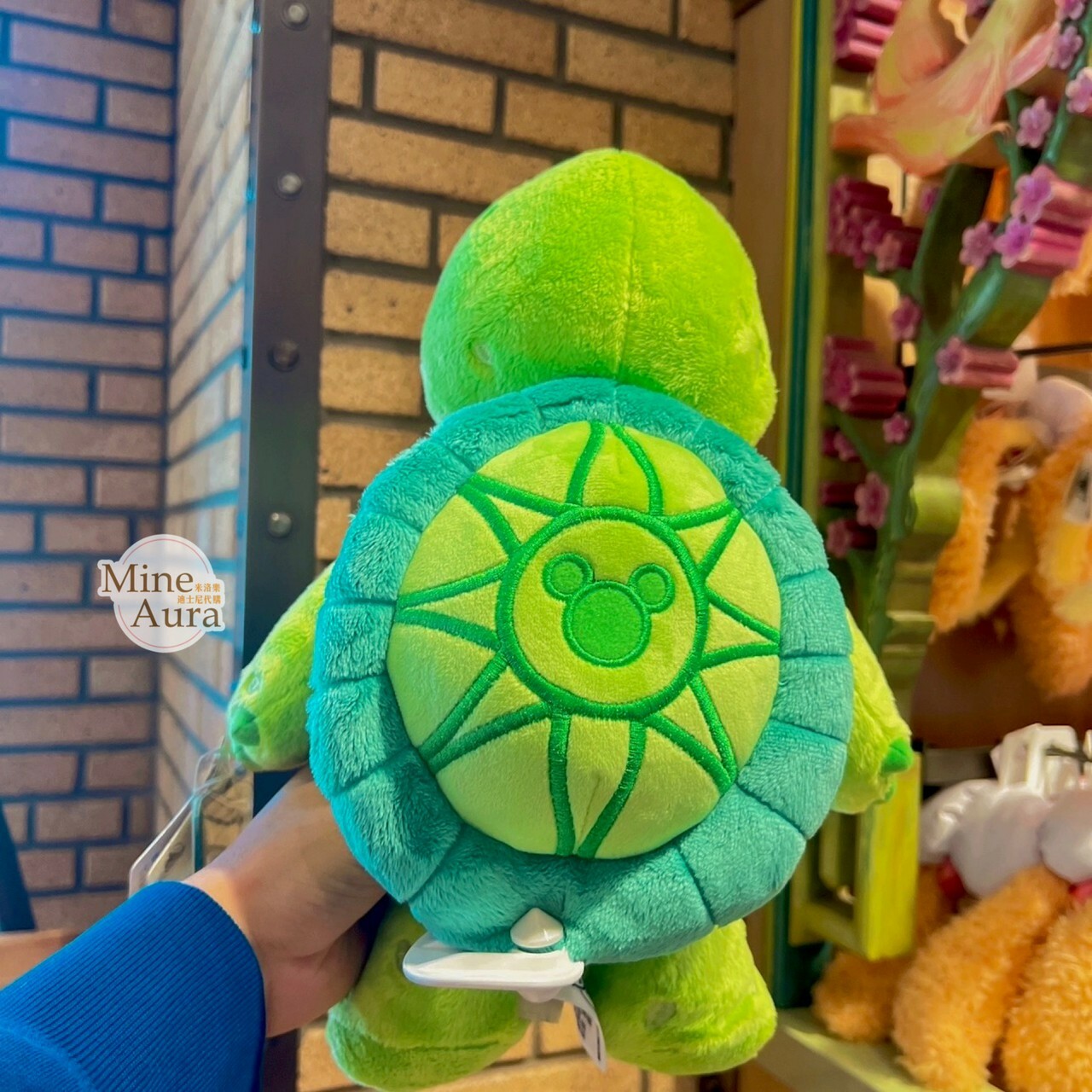 奧樂米拉 海龜 OluMel S號 娃娃 玩偶 -上海迪士尼樂園