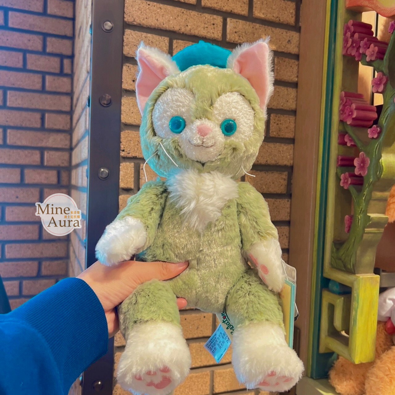 傑拉托尼 畫家貓 Gelatoni S號 娃娃 玩偶 -上海迪士尼樂園