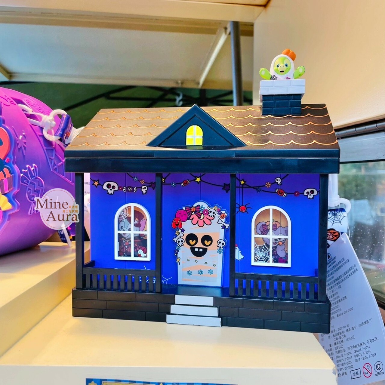 (限時特價) 2023萬聖節限定 達菲 Duffy 與好友們 鬼屋 造型 爆米花桶 -上海迪士尼樂園