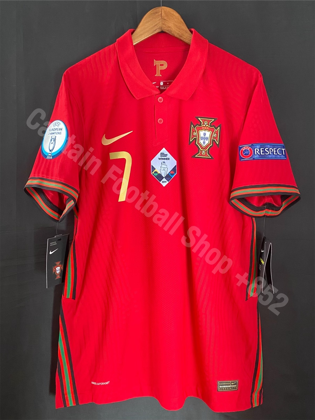 (球員版) 葡萄牙 2020 歐洲國家盃 Nike 主場球員版球衣 #7 RONALDO