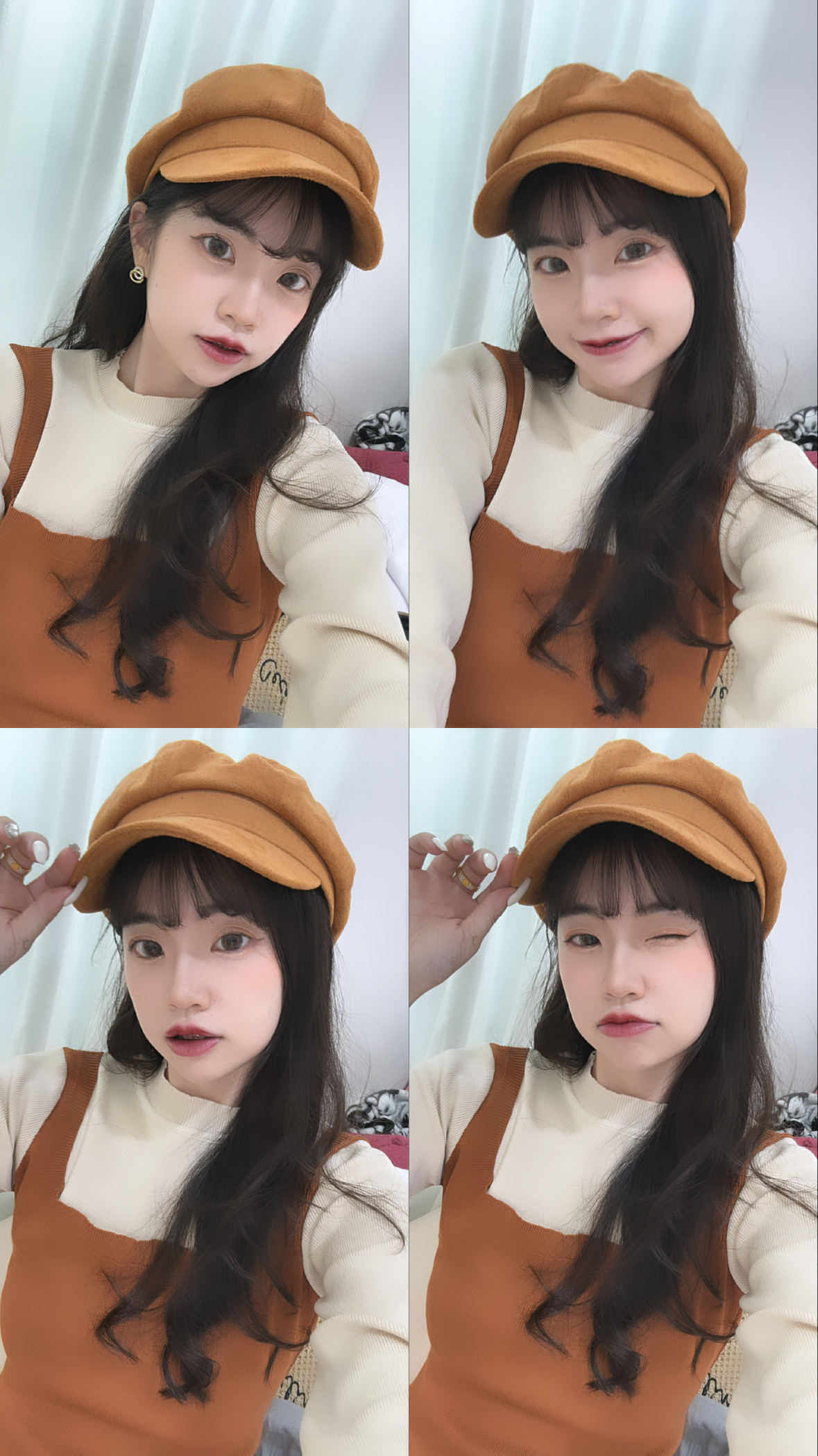 秋天的味🍁復古貝雷帽