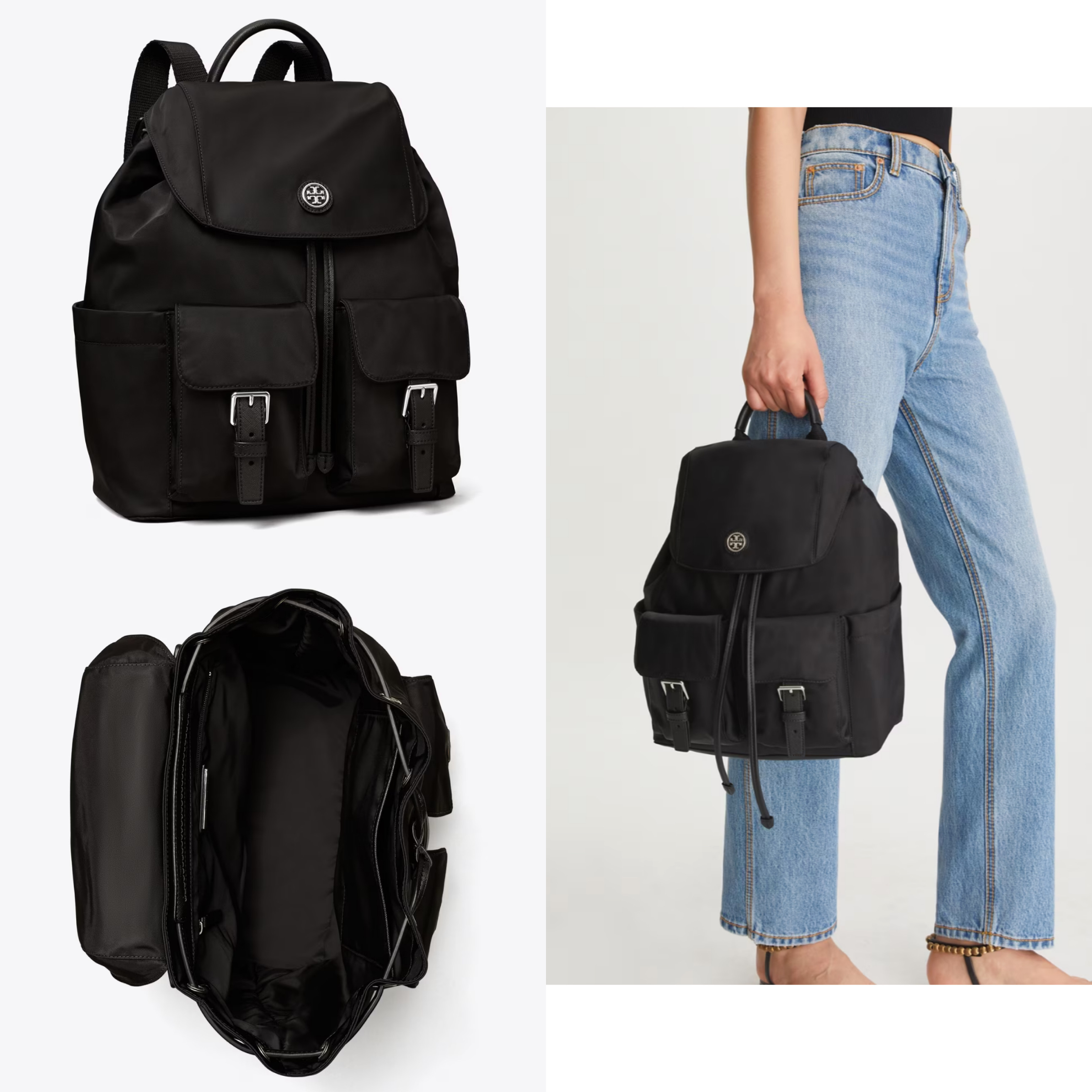 ［香港現貨］Tory Burch Nylon Flap Backpack