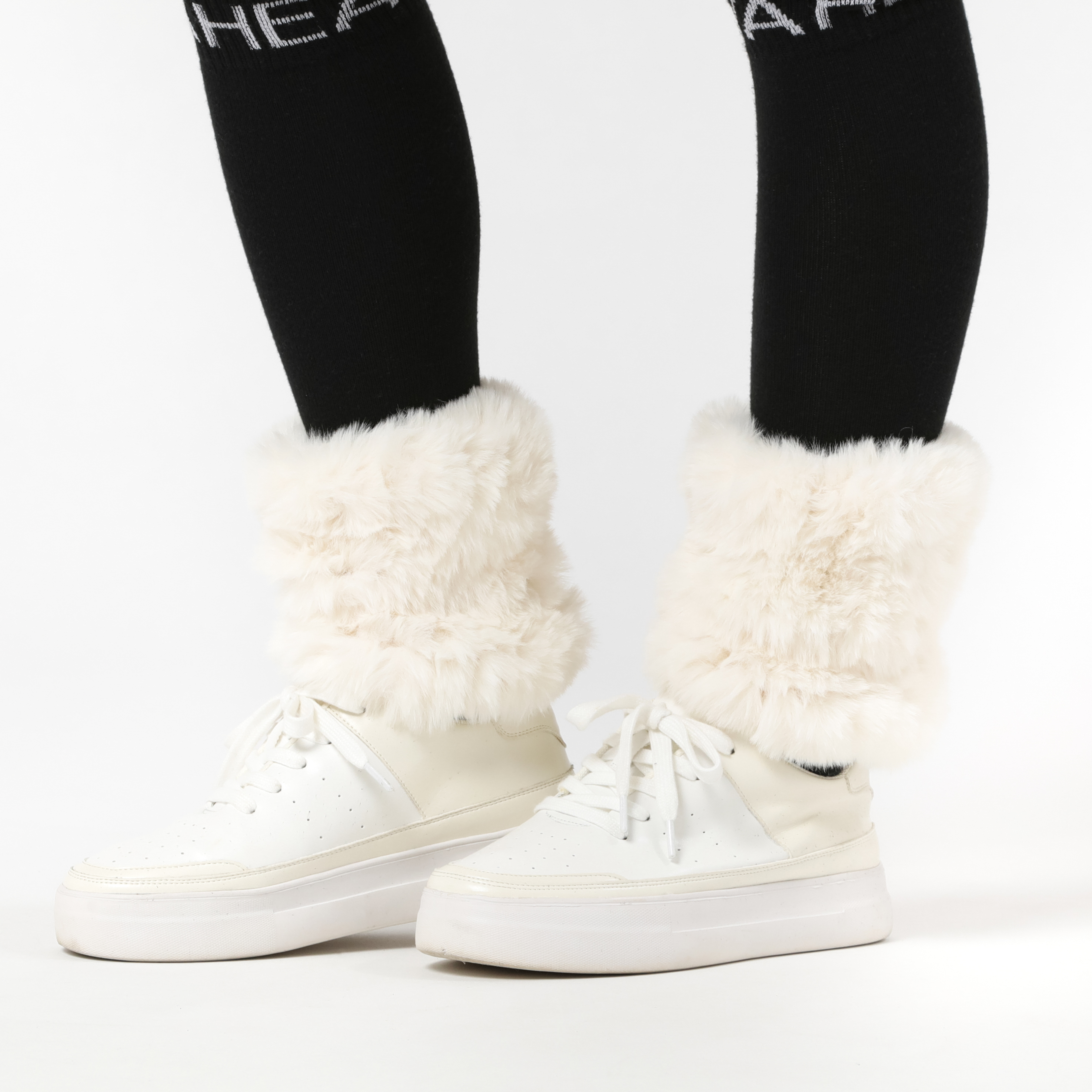 女士-短版保暖毛毛腿套