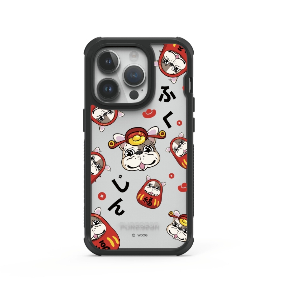 iPhone 輕坦克防摔手機殼 / 福氣法鬥 (汪來汪趣)