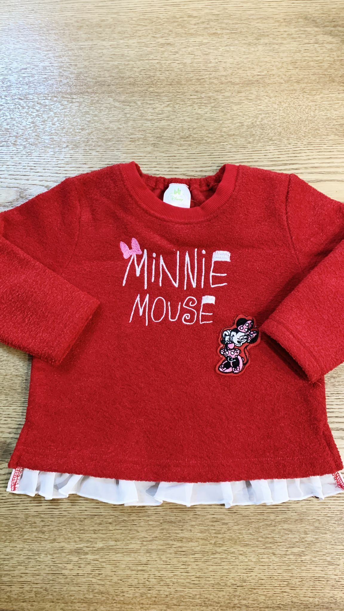 Minnie Mouse 長袖衫 80cm