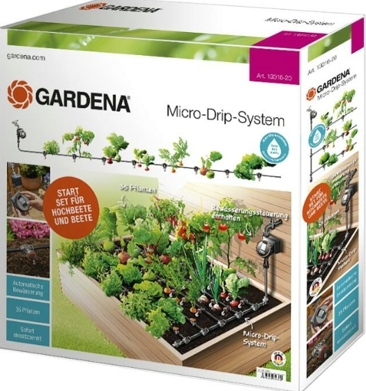 "GARDENA" 德國微滴灌套裝M(7小花盆/3大花盆)(3套/盒)-[13001]