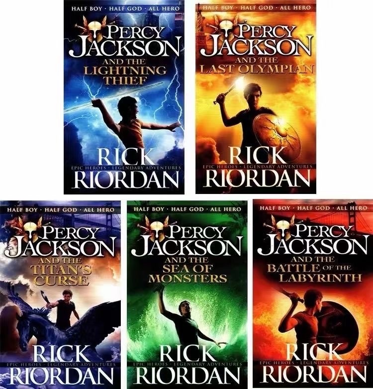 Percy Jackson and the Olympians Paperback Boxed Set 5 books