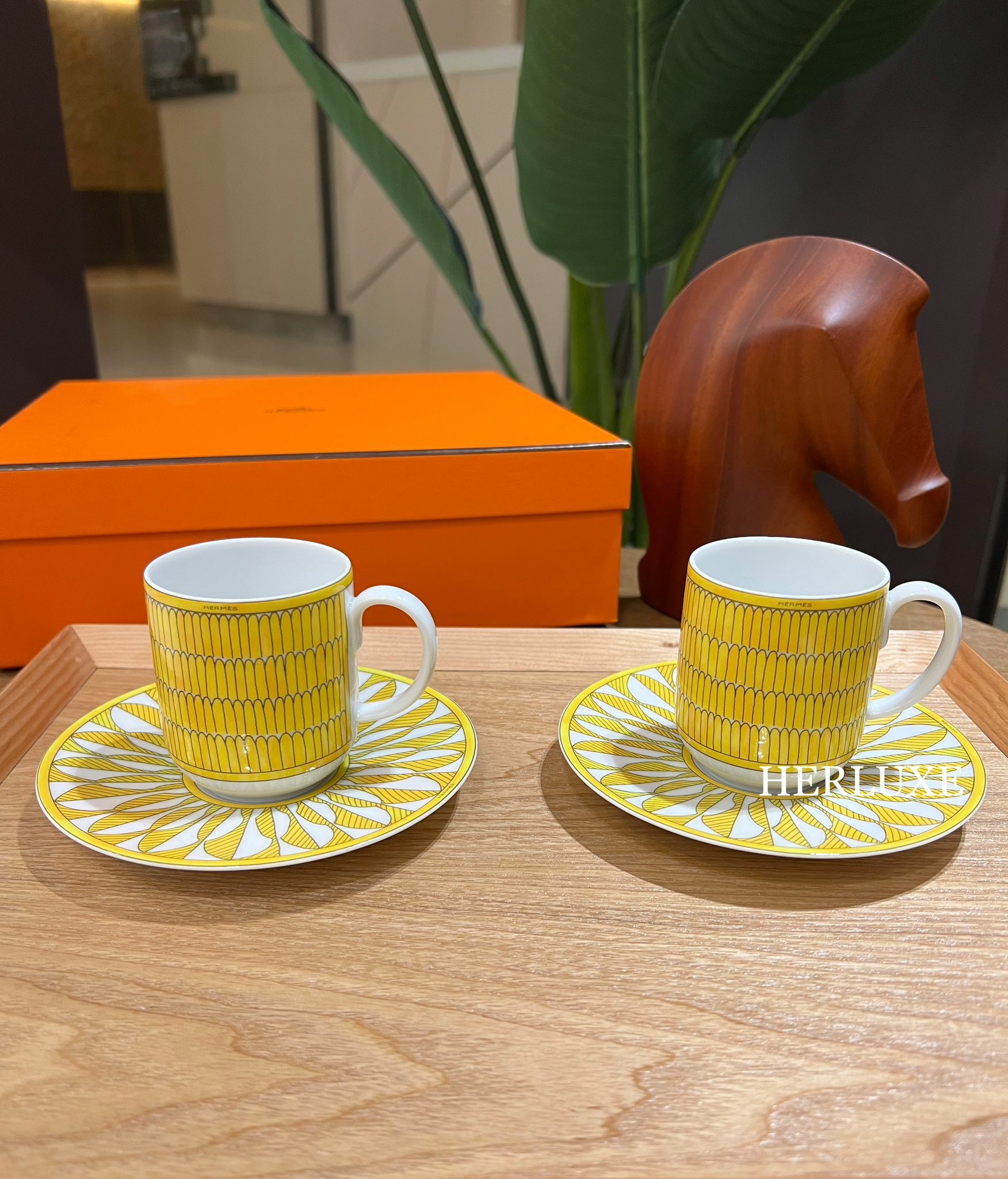 Soleil d'Hermes 咖啡杯碟套裝