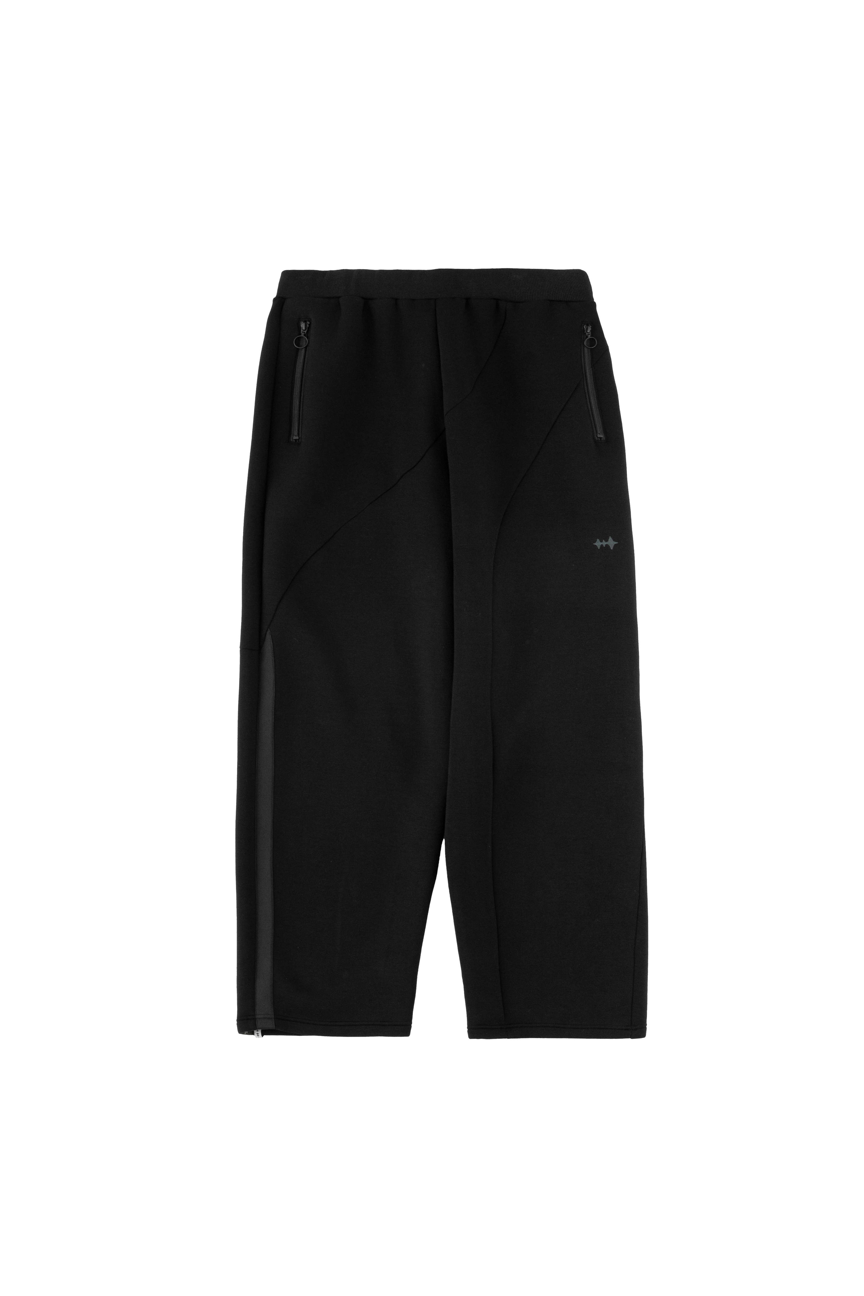 ICONIC WAVY PANTS - BLACK