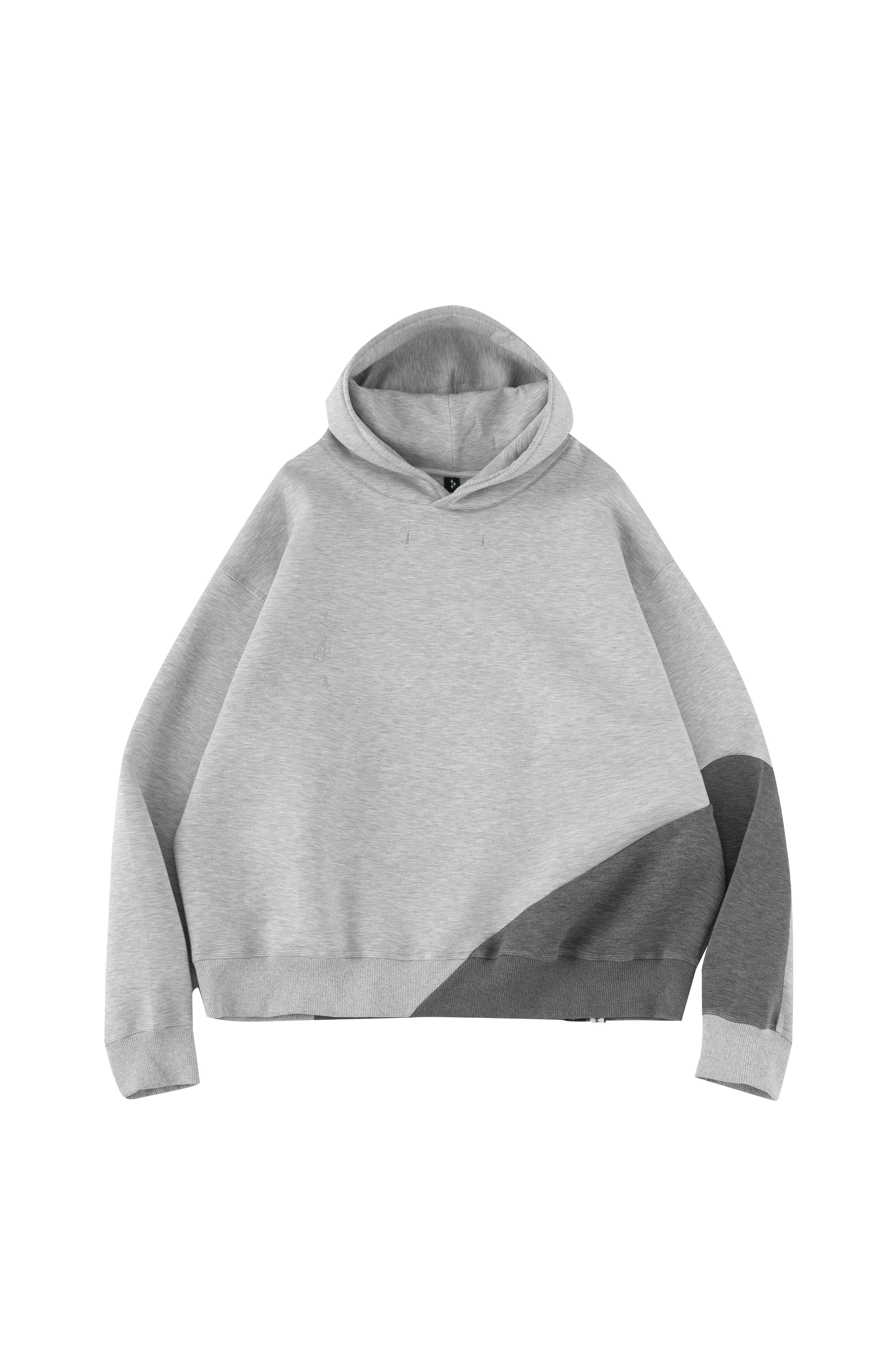 ICONIC WAVY HOODIE - GRAY
