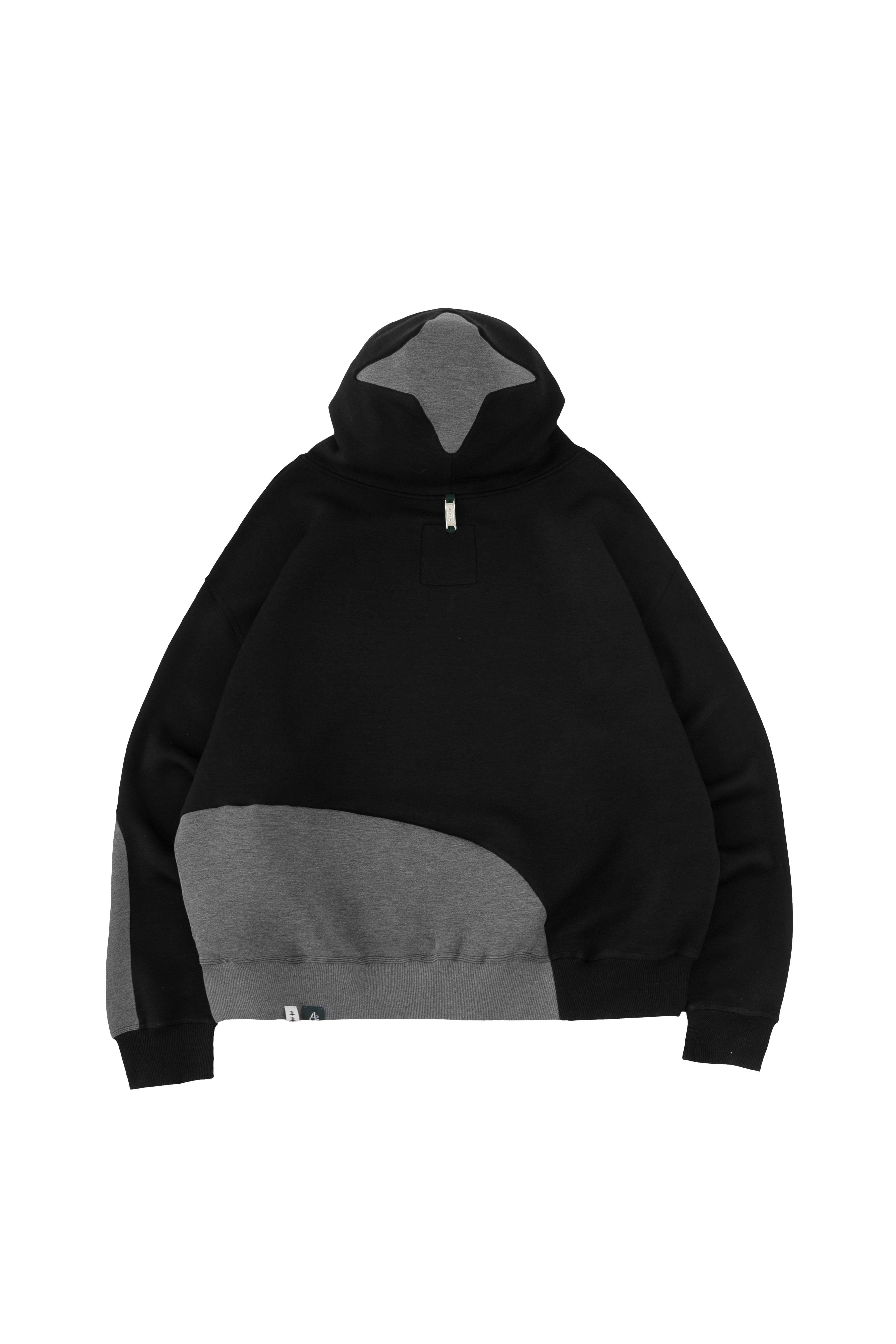 ICONIC WAVY HOODIE - BLACK
