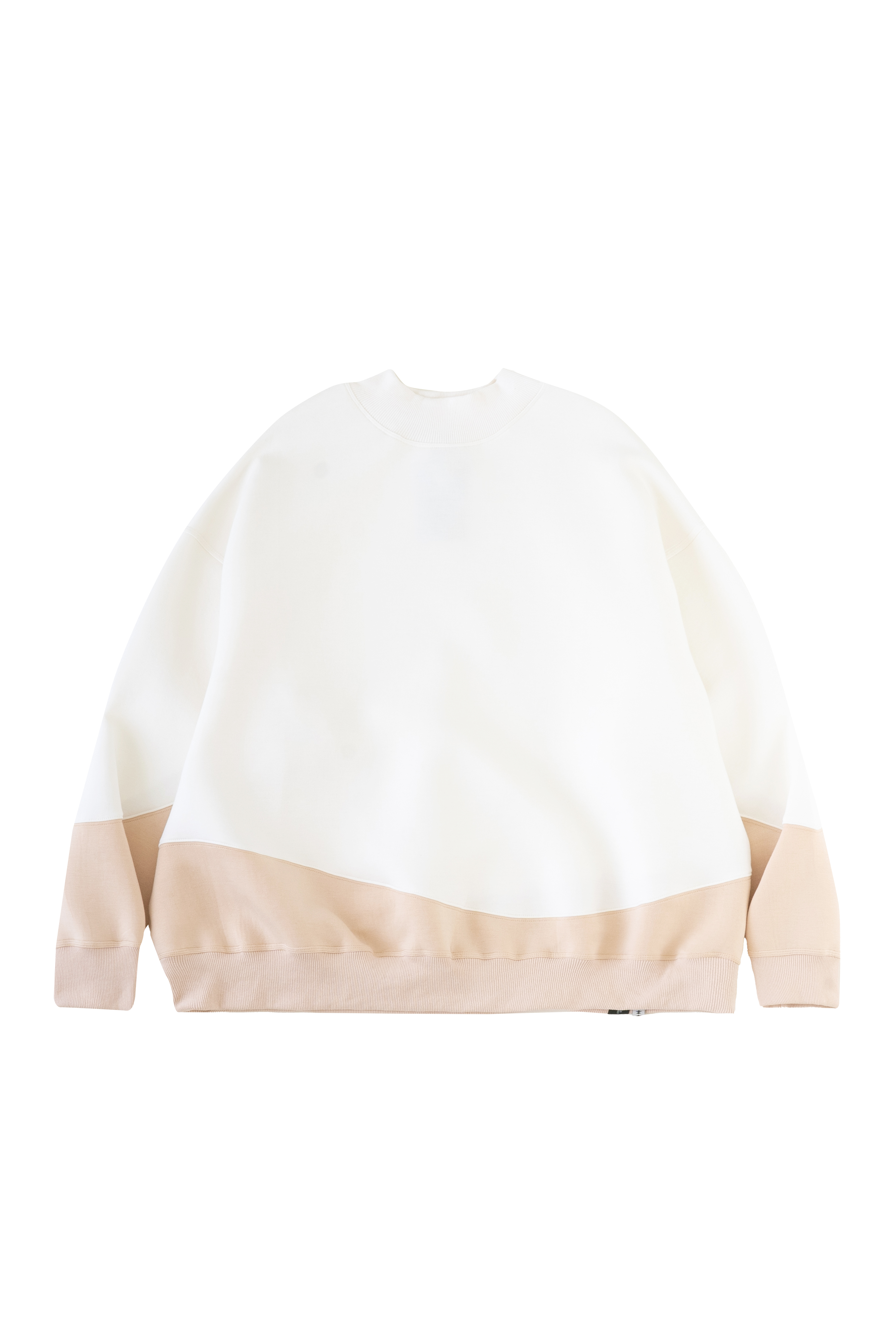 ICONIC WAVY CREWNECK - WHITE
