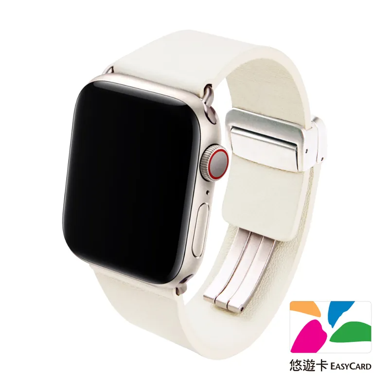 【COMPLE】Apple watch皮革悠遊卡錶帶