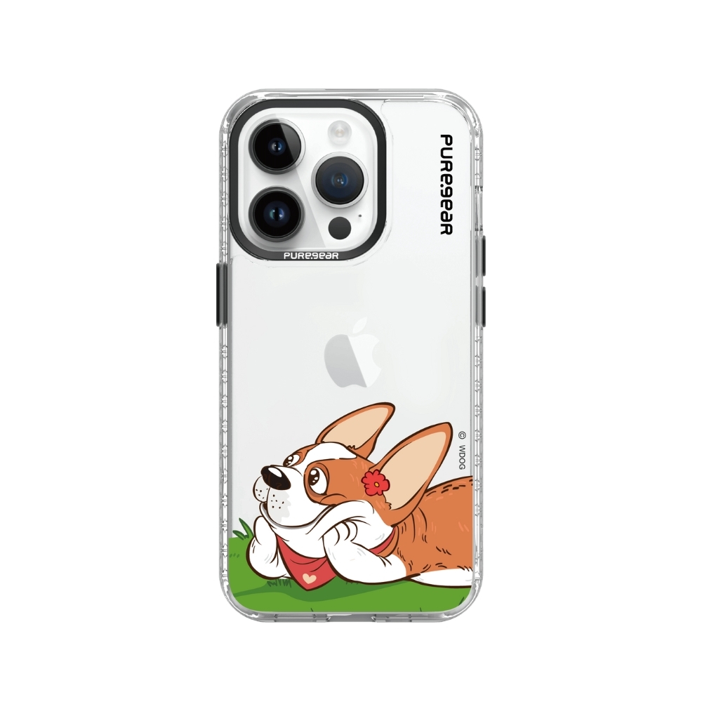 iPhone 15 冰鑽防摔減壓保護殼 / 柯基發呆 (汪來汪趣)