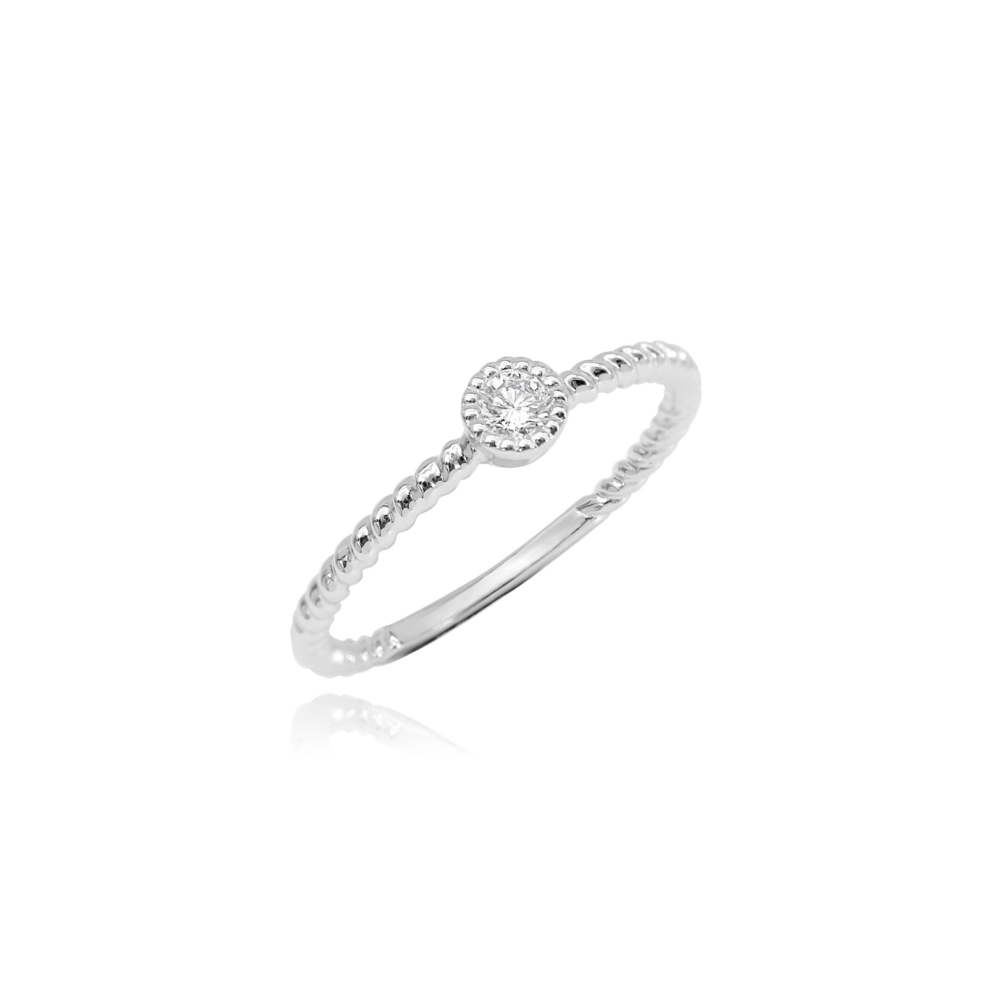 Twinkle Star 單鑽戒指