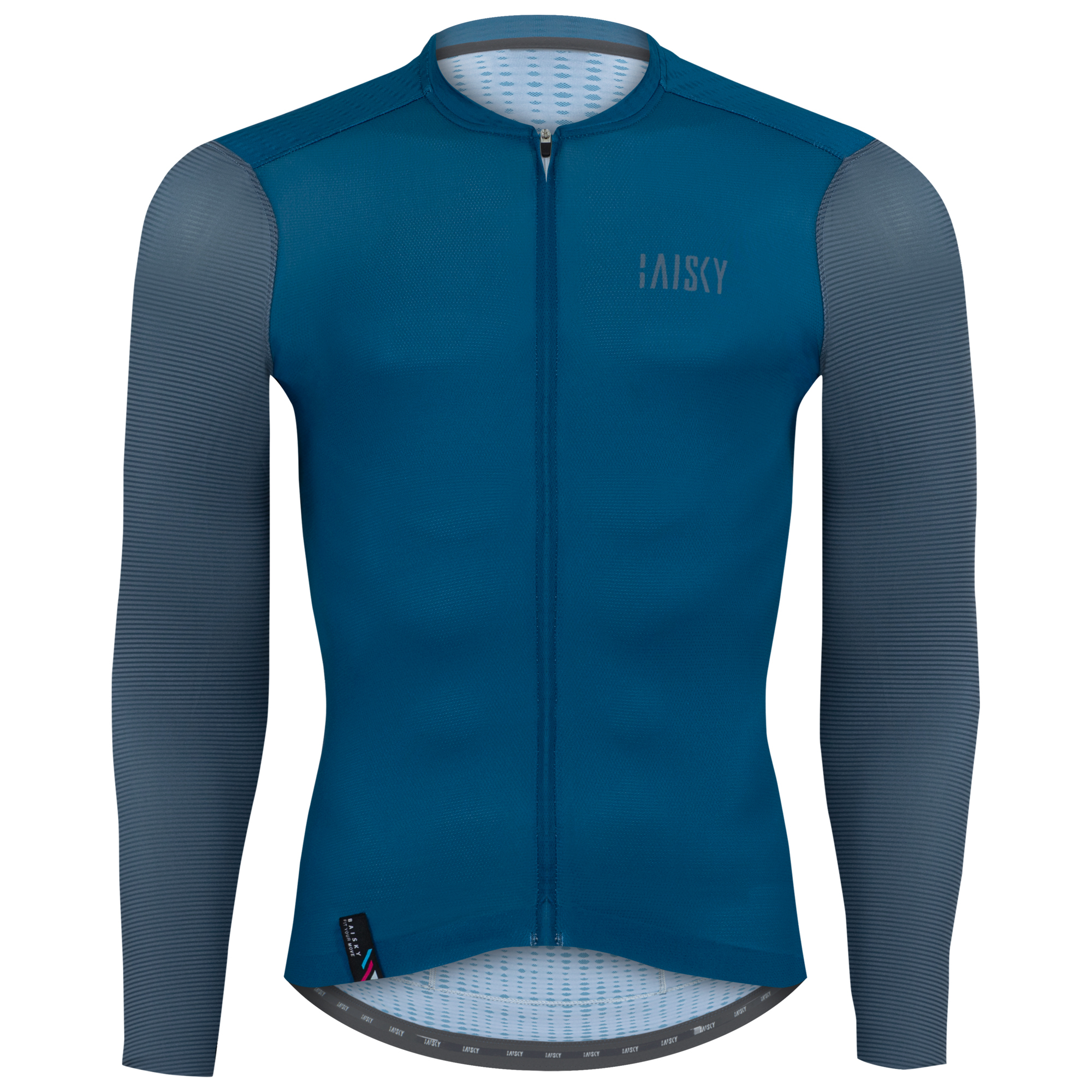 男款空力薄款長車衣 元氣 藍