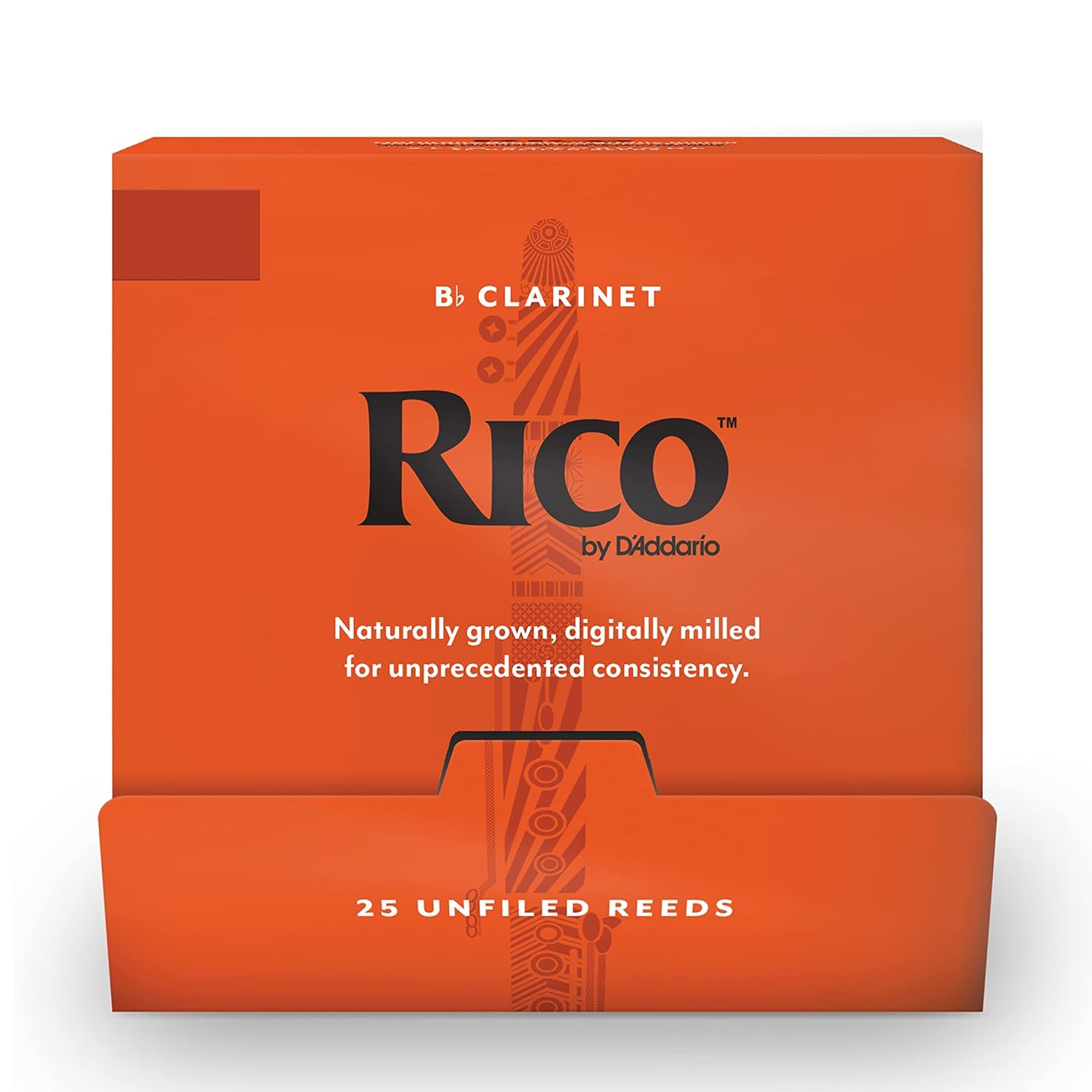 RCA01 美國 RICO 橘盒 豎笛竹片 Bb CLARINET REEDS 單片密封包裝  25片裝