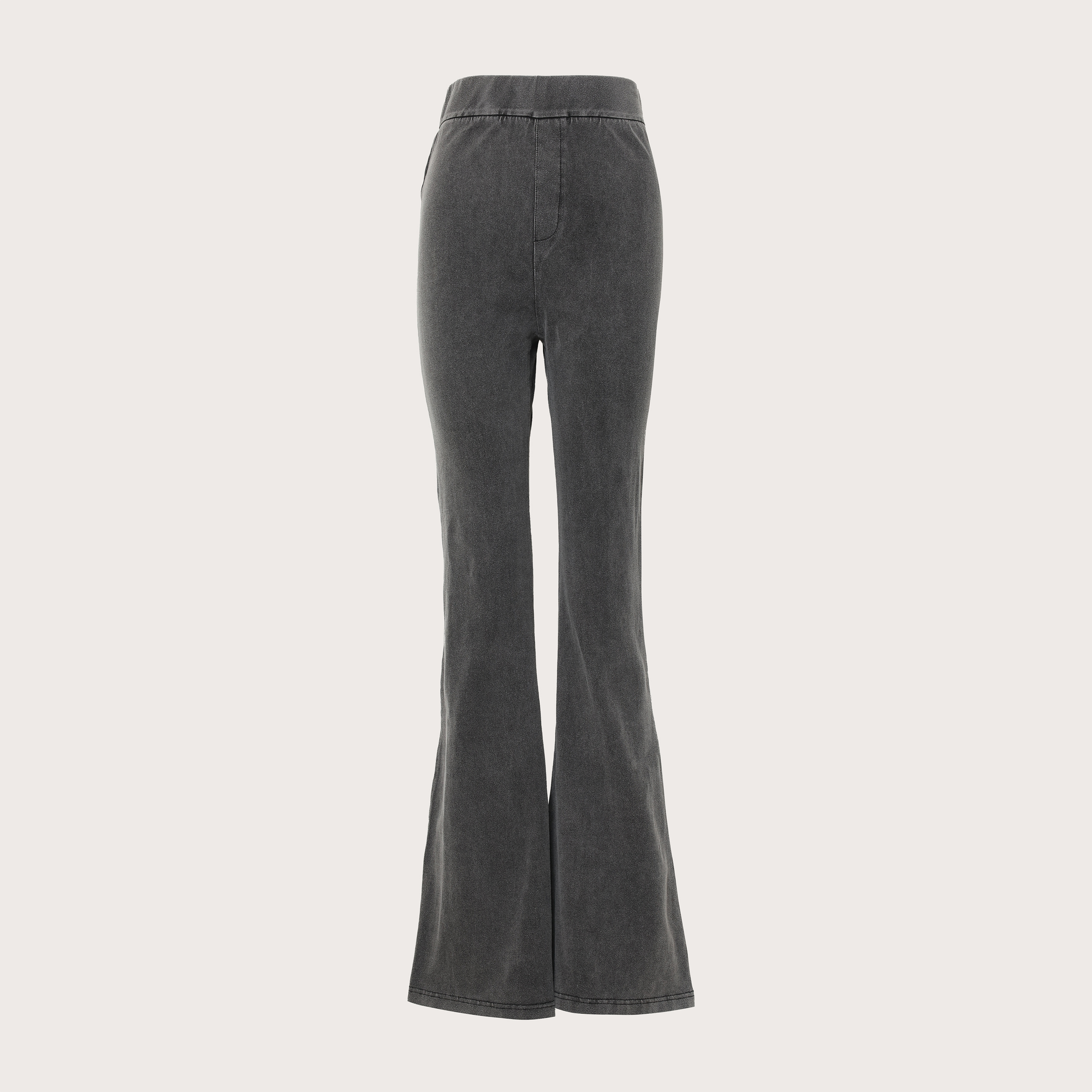 Aged-Wash Limited Flared Trousers