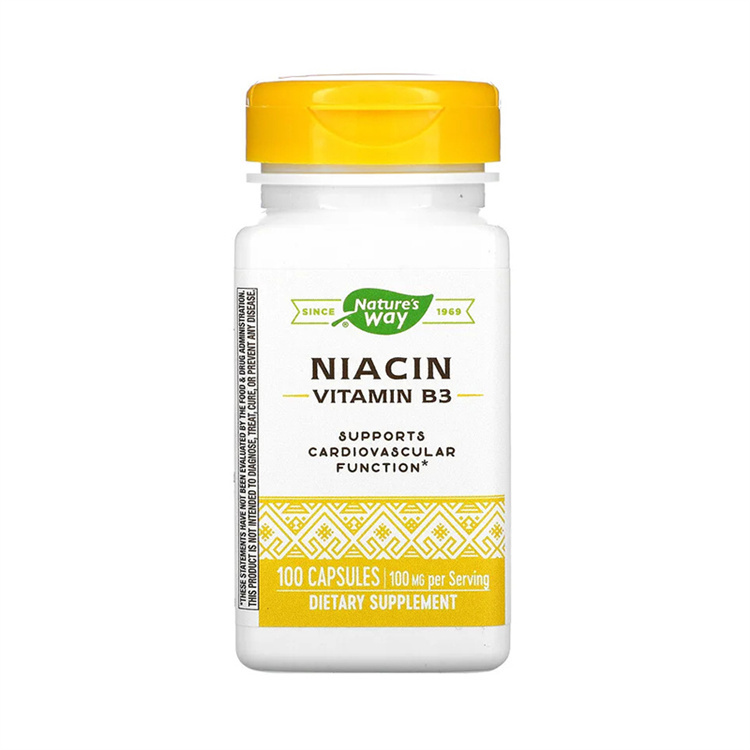 Nature's Way, Niacin, 100 mg, 100 Capsules