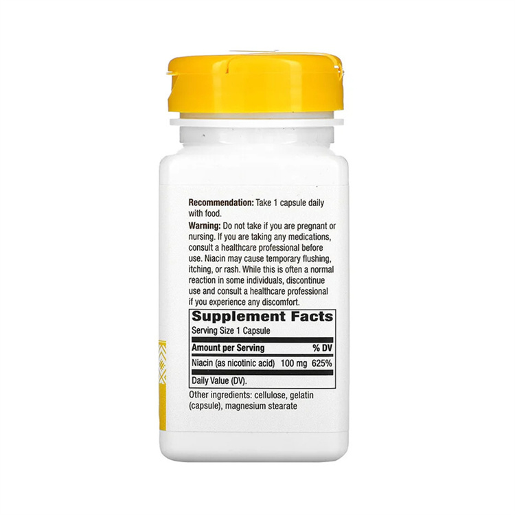 Nature's Way, Niacin, 100 mg, 100 Capsules