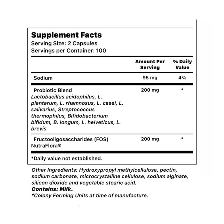 Vitacost Probiotic 10 Strains 20 Billion Per Serving, 200 Veg Capsules