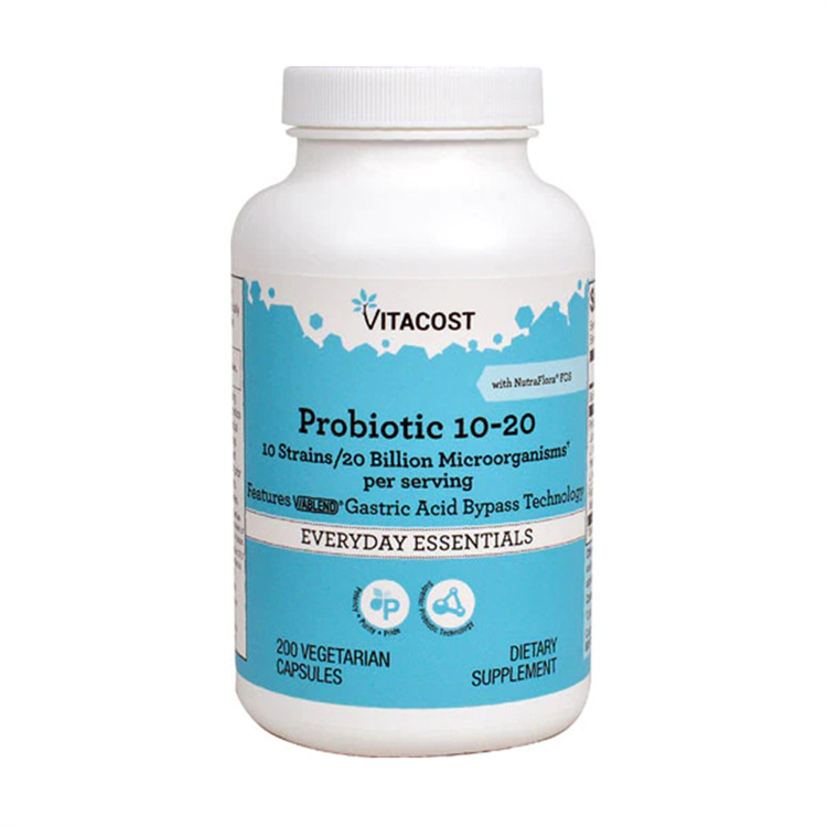Vitacost Probiotic 10 Strains 20 Billion Per Serving, 200 Veg Capsules