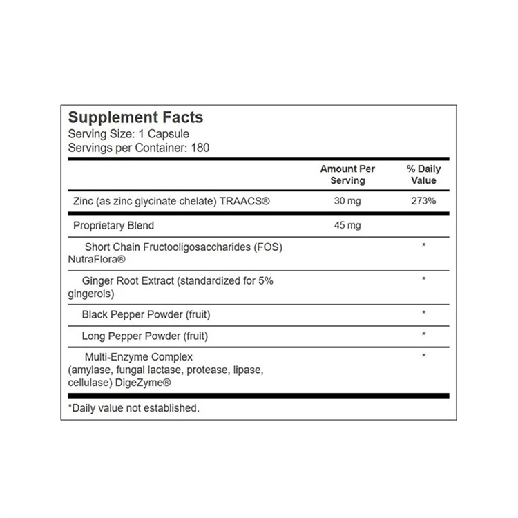 Vitacost Chelated Zinc  Albion® Zinc Glycinate Chelate ,180 Capsules