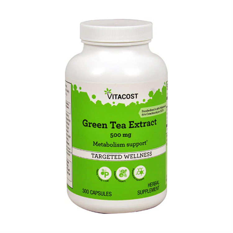 VitaCost Green Tea 500mg ,98% Extract , 300 Capsules