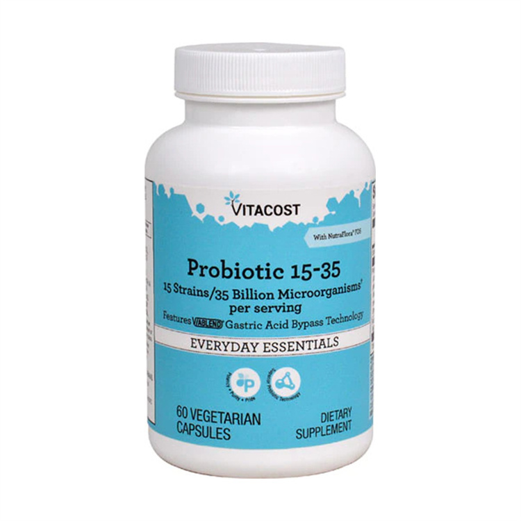 Vitacost  Probiotic 15 Strains 35 Billion Per Serving, 60 Veg Capsules
