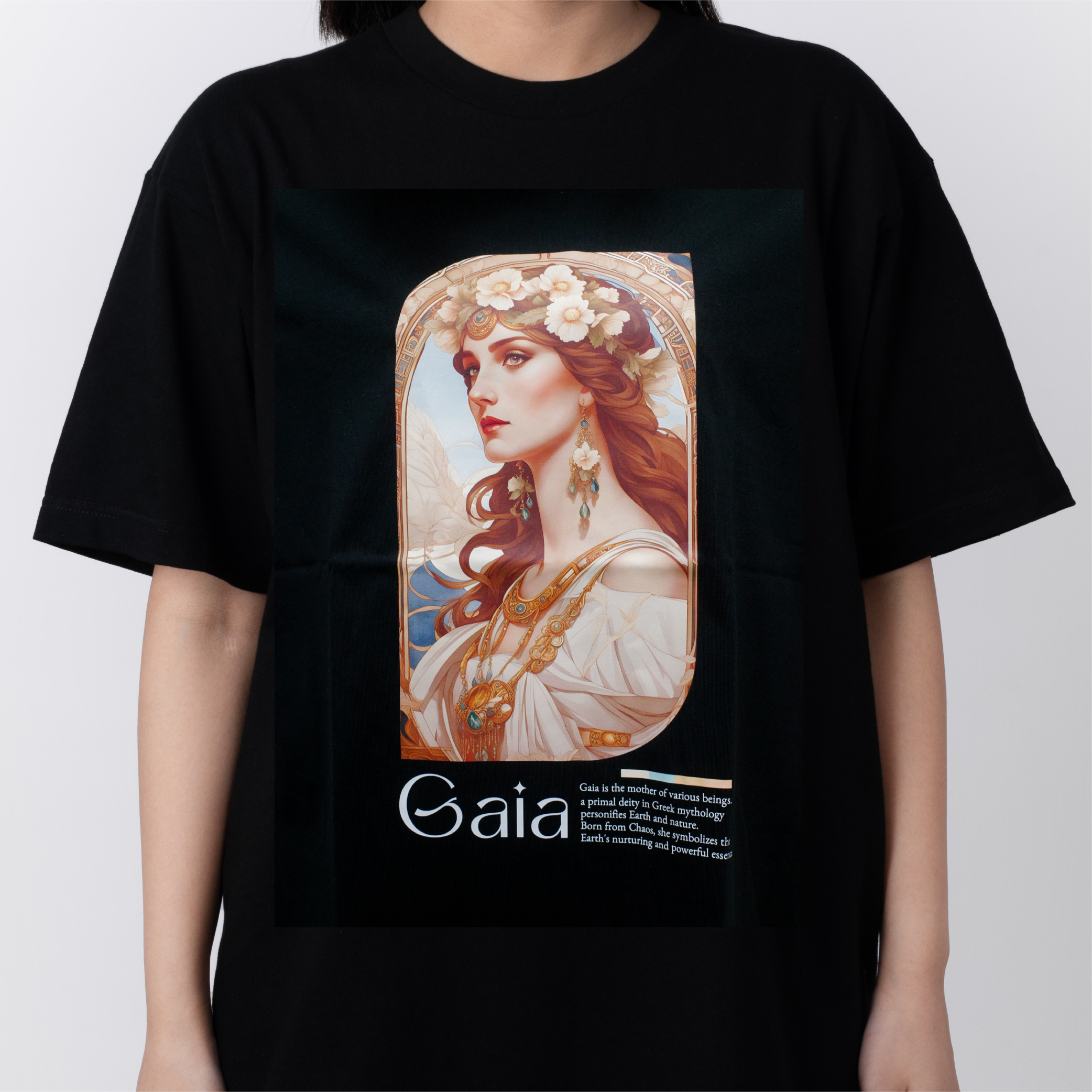 藝術T恤｜GAIA《大地之母》黑