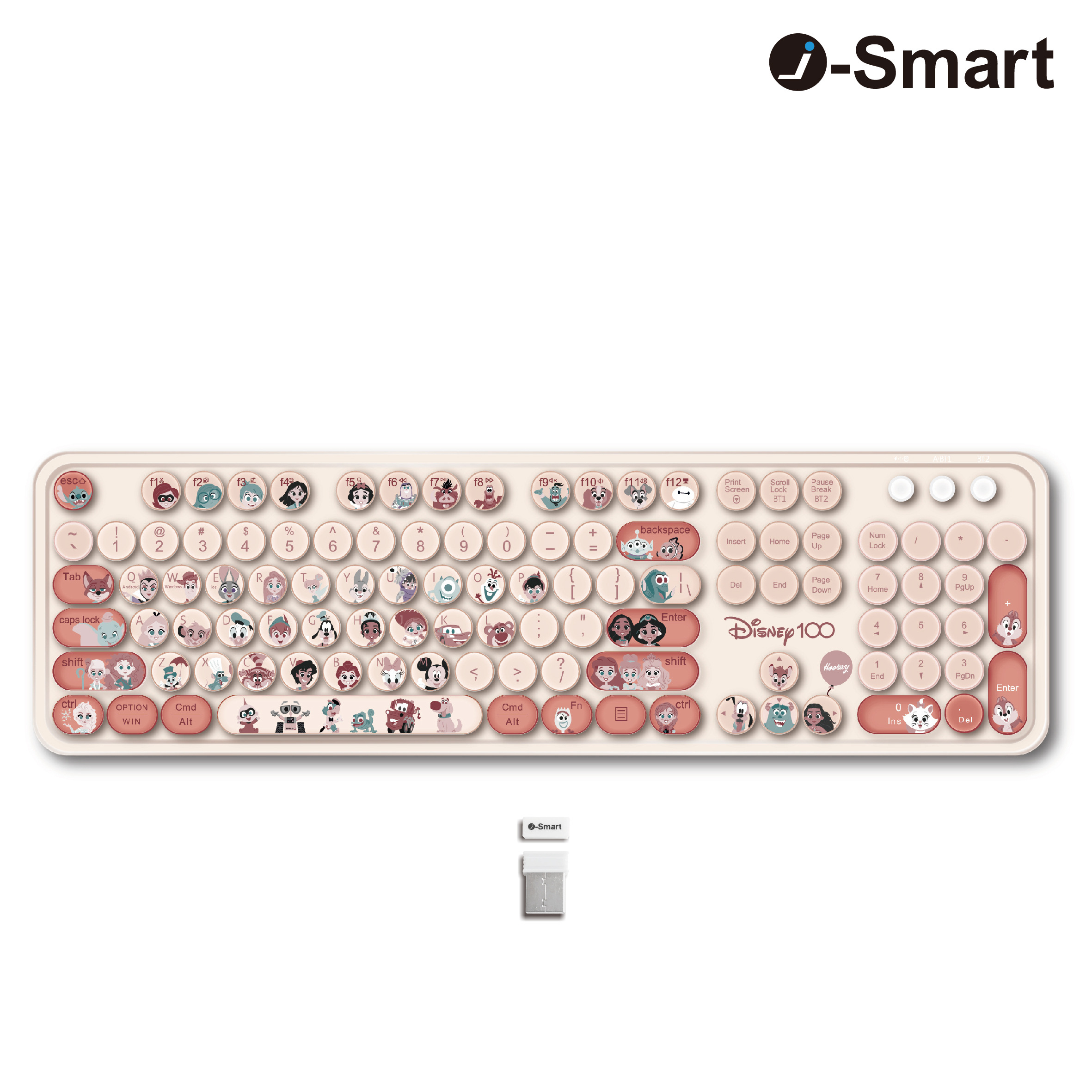 i-Smart-迪士尼100周年-無線藍牙鍵盤