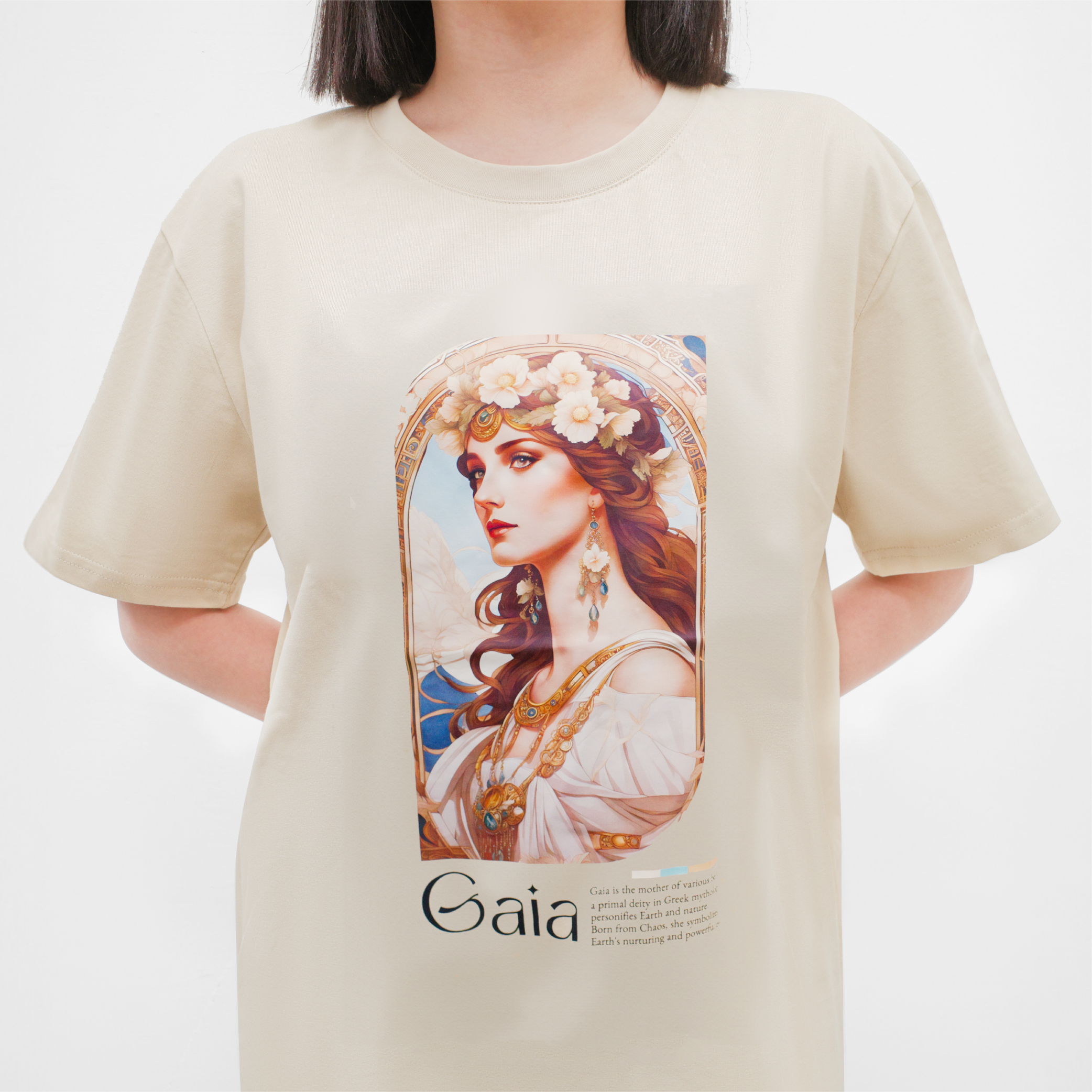 藝術T恤｜GAIA《大地之母》卡其