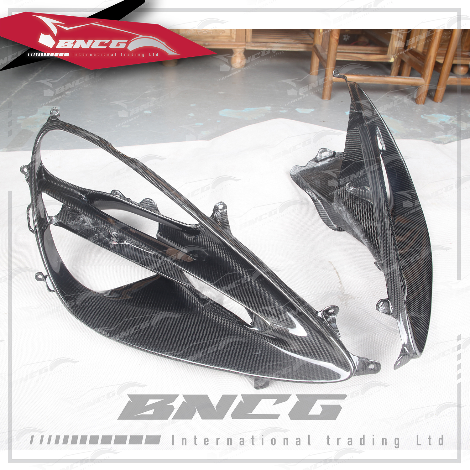 麥拉倫 McLaren 720s 改裝 卡夢 乾碳纖維 外觀件 空力套件 OEM款 車頭燈 大燈 支架