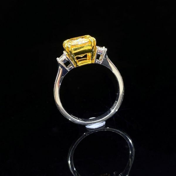 GIA 3克拉黃鑽女戒