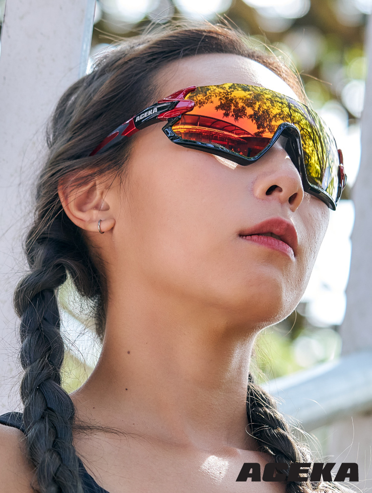 SONIC 烈日幻彩半框運動太陽眼鏡