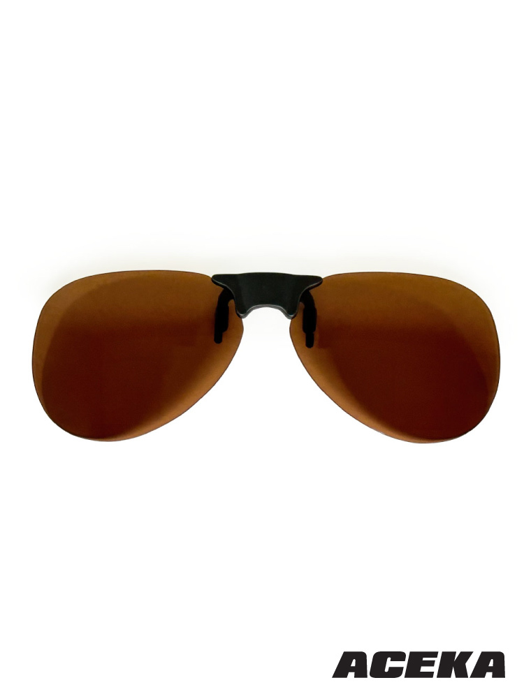 METRO 飛官款琥珀棕磁吸式夾片