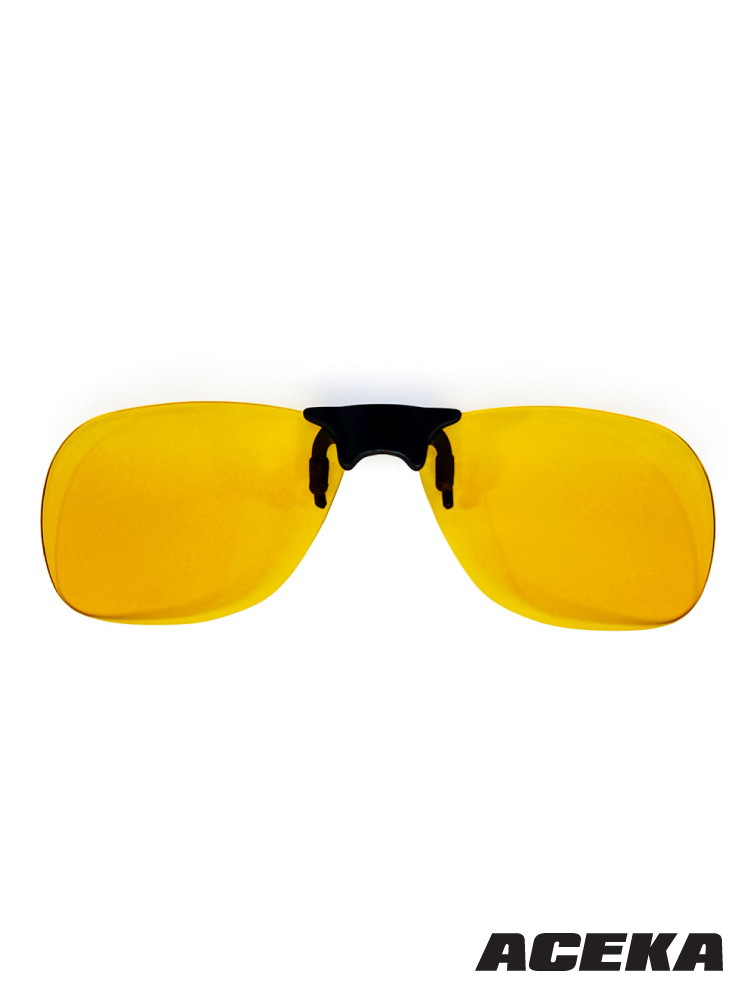 METRO 俐落方形光輝黃磁吸式夾片