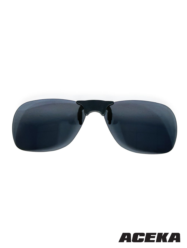 METRO 俐落方形石墨黑磁吸式夾片