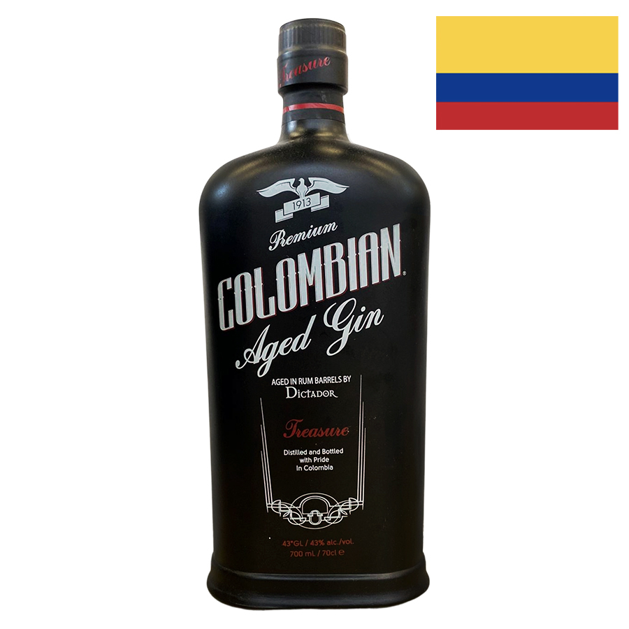 Dictador Premium Colombian Aged Gin — Treasure (Black) 43%