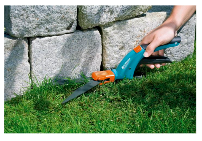 "GARDENA" 德國豪華款草坪修邊剪 (360°旋轉) (波浪形刀片)