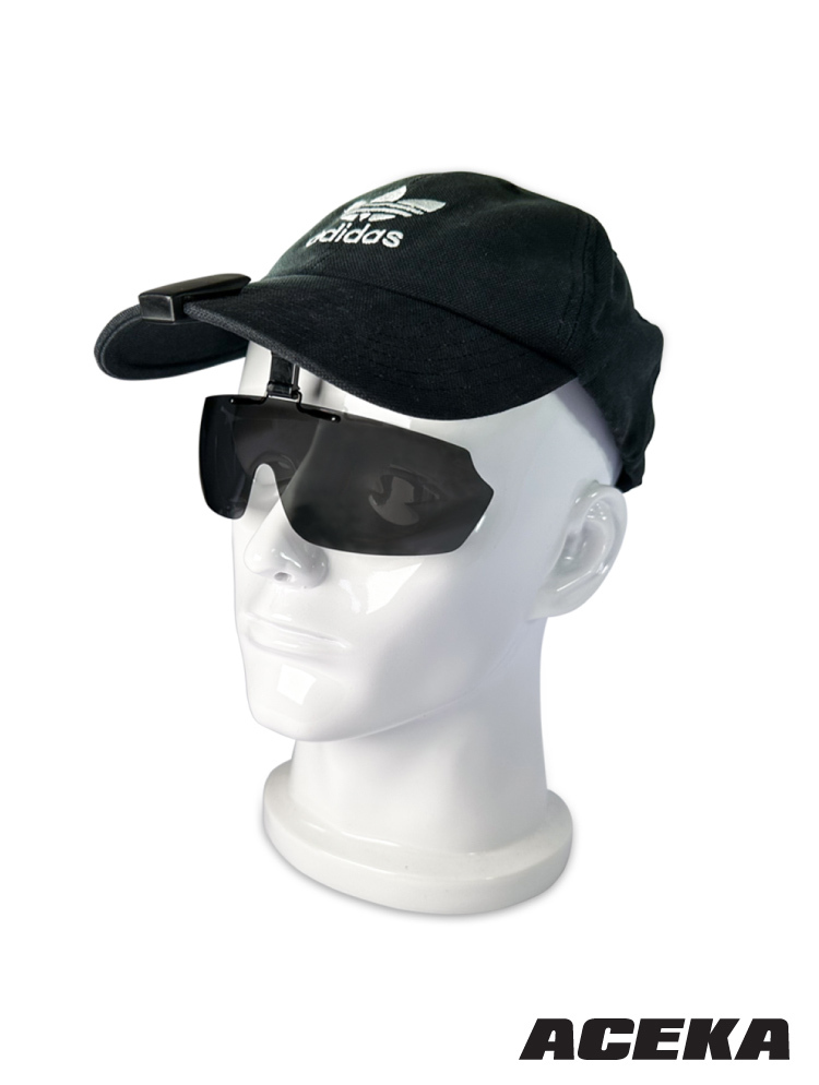 METRO 曜岩黑夾帽式太陽眼鏡