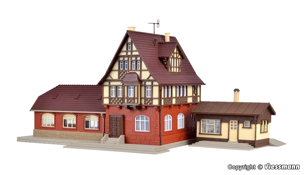 Vomllmer 43512 HO scale Station Wildbach kit.