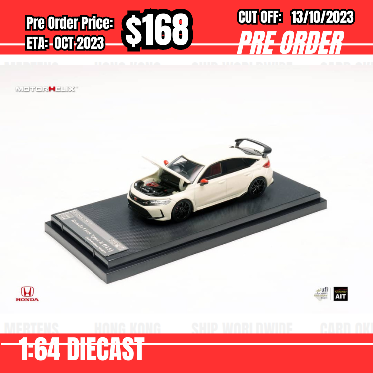 PO-$168 * Motorhelix * 1:64 Honda Civic Type R FL5 Modulo [OD12/10]