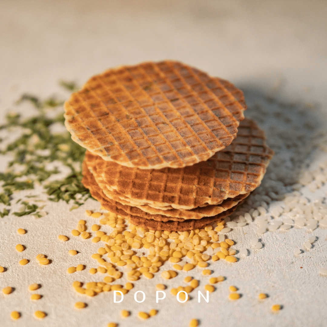Island Waffle - Salted Pepper with Green Onion