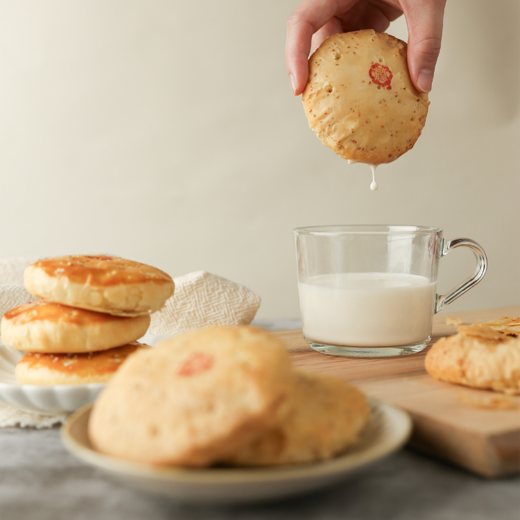 胚芽太陽餅8入禮盒 (奶素)｜舊振南