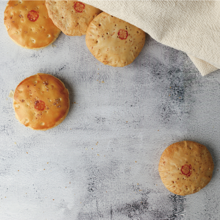 胚芽太陽餅8入禮盒 (奶素)｜舊振南